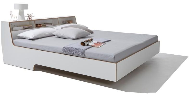 Müller Small Living Лакированная кровать с изголовьем для хранения Slope sun-id-1462550 - Вид №2