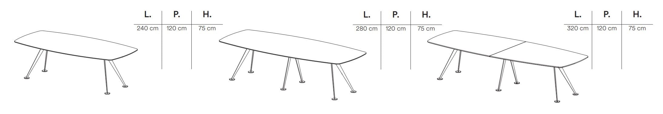 Деревянный стол для мультимедийных совещаний FREZZA Spike ARCH-00141730 - Вид №3