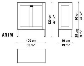 Maxalto Буфет из массива дерева с распашными дверцами Eracle sun-id-1365045 - Вид №2