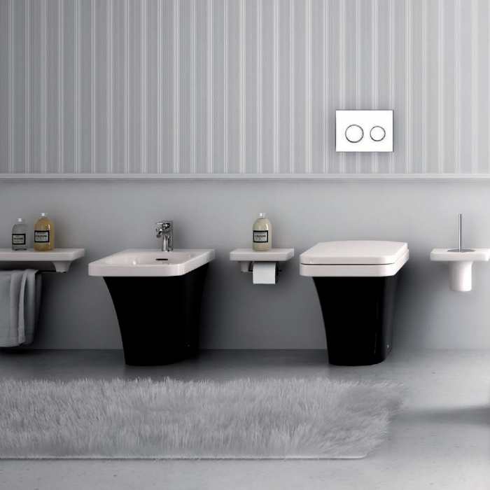 18917 Биде напольное FLAT Ceramica Hidra - Вид №2