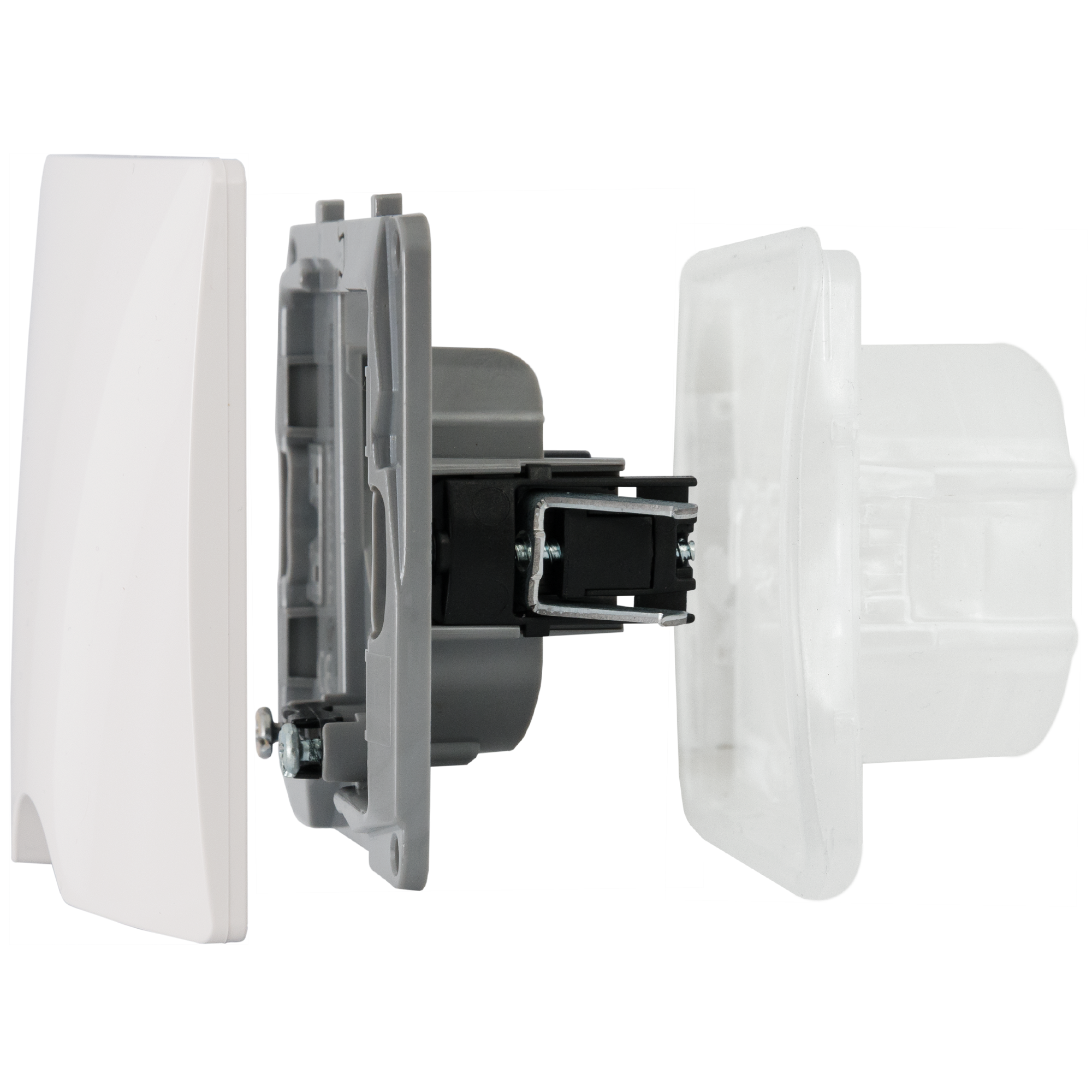 Legrand Etika - вывод кабеля с фиксатором, белый IP44 82496517 STLM-0028702 - Вид №4