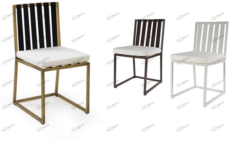 Braid Садовый стул из алюминия Metropolitan 104.001