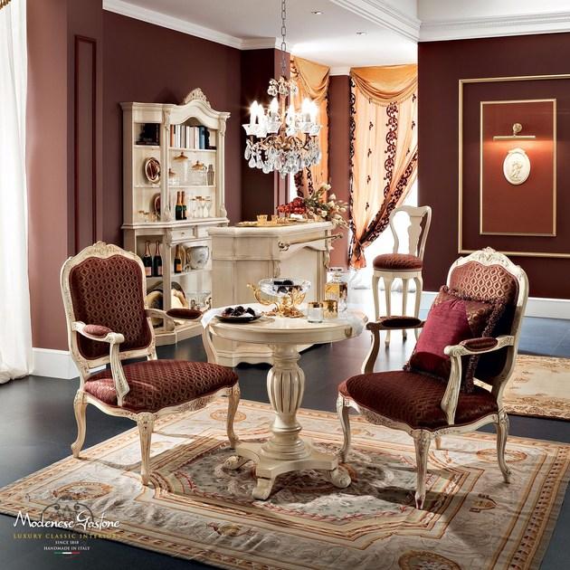 Modenese Gastone Круглый журнальный столик с основанием 4 звезды для гостиной Bella vita sun-id-1475005 - Вид №1