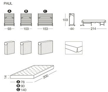 Milano Bedding Раскладушка односпальная sun-id-1392784 - Вид №5