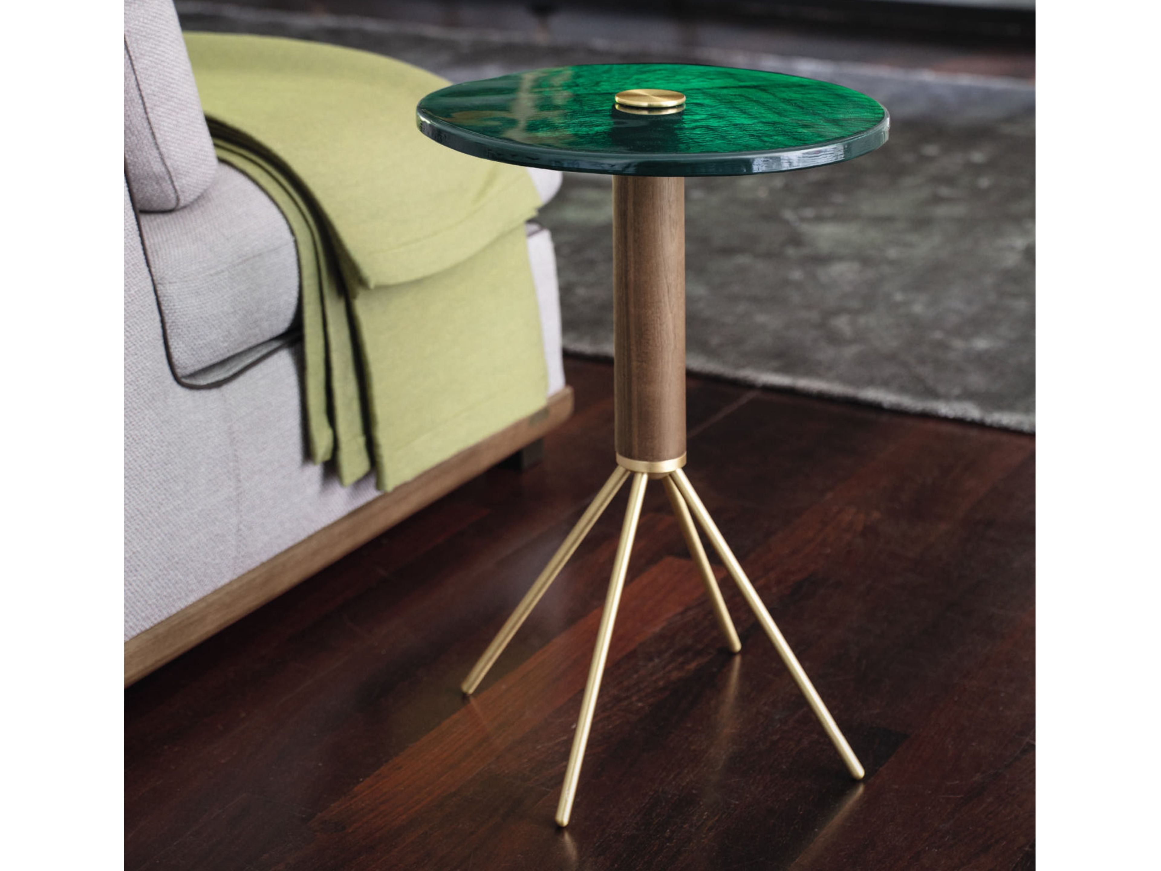 Круглый стеклянный журнальный столик Porada Soul ARCH-00017587