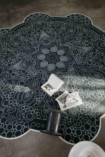 Ковер с геометрическим рисунком на заказ Capsule collection Santreyd sun-id-1430473 - Вид №2