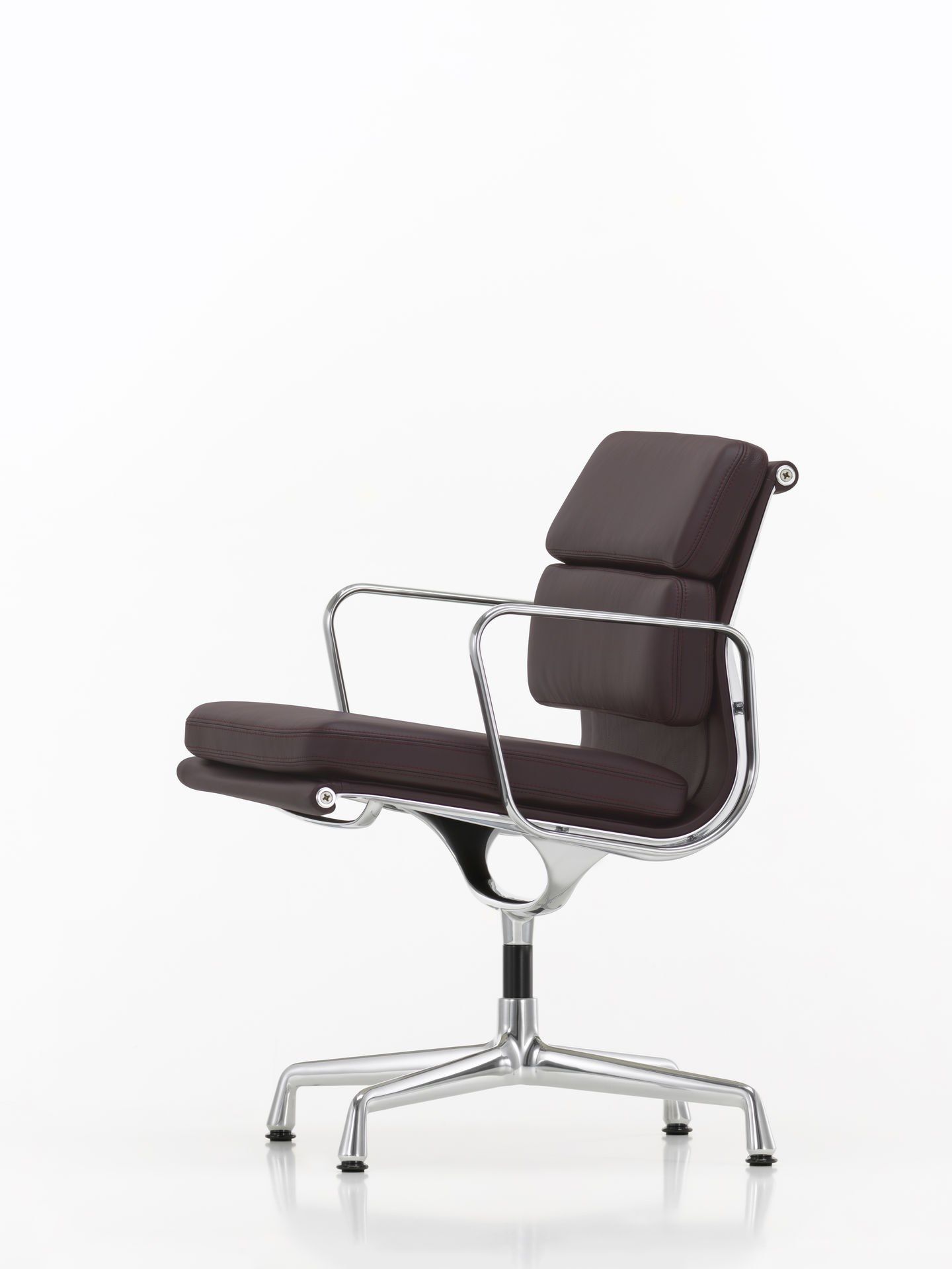 Кожаный спиц поворотный стул с подлокотниками VITRA Eames Soft Pad Group ARCH-00078216 - Вид №31