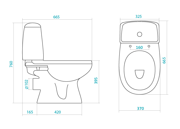 13813 Компакт унитаз с бачком Белый Лобненский Стройфарфор  Россия  - Вид №5