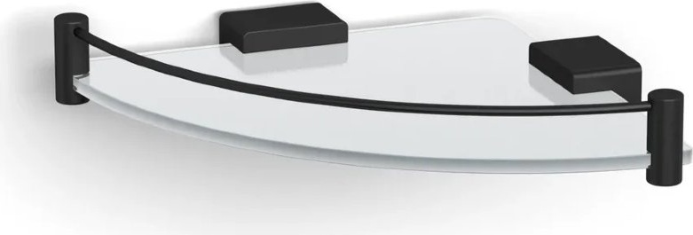 11351F-BP Полка VICO подвесная цвет черный матовый LANGBERGER VICO, BLACK EDITION - Вид №1