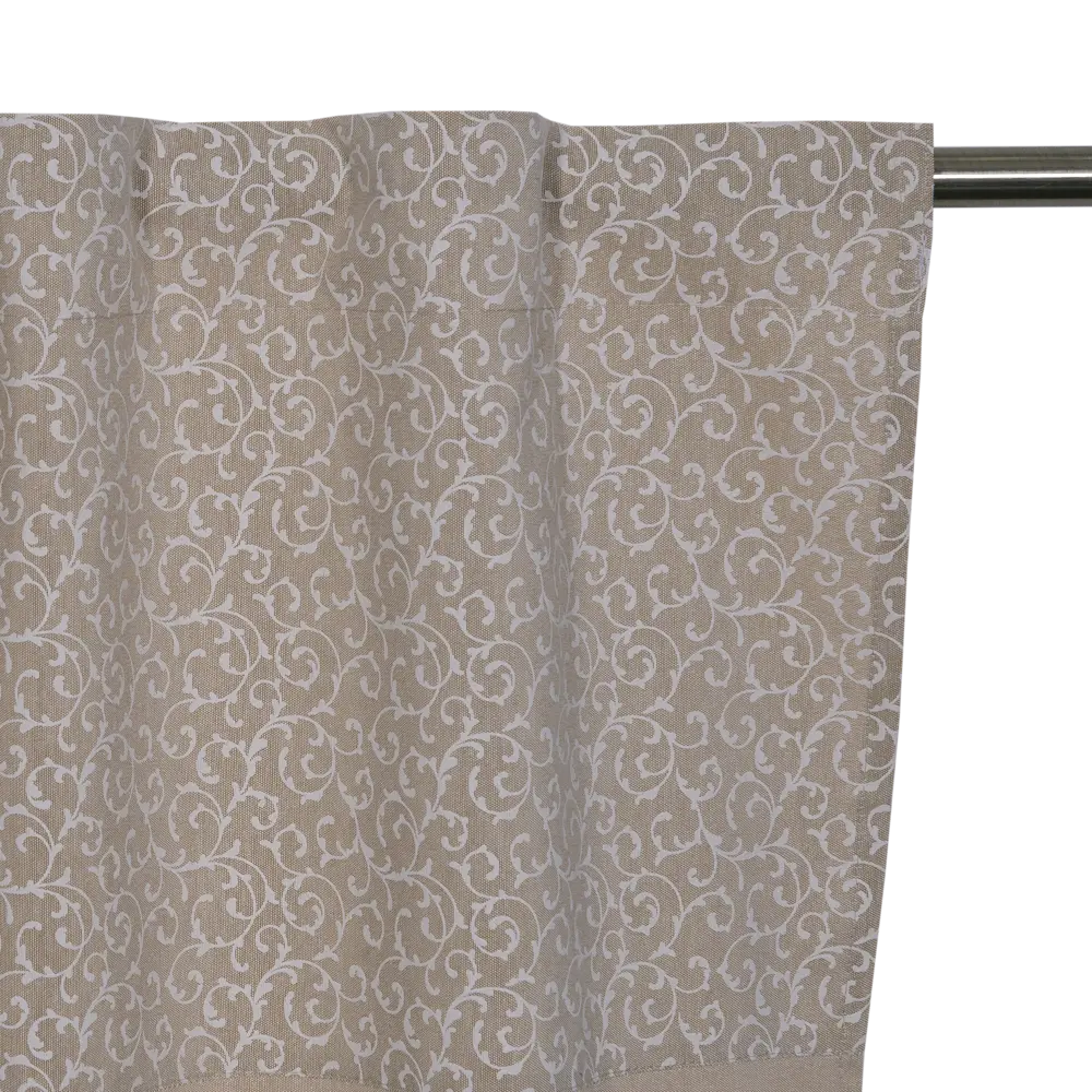 Штора «Элегия» 140х180 см цвет бежевый GARDEN STLM-2020678 - Вид №3