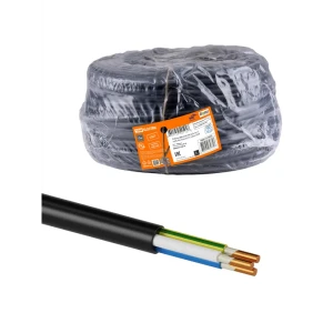 90867136 Кабель TDM Electric ВВГнг(А)-FRLSLTx 3x1.5 ок(N. PE) 100 м ГОСТ STLM-1119163