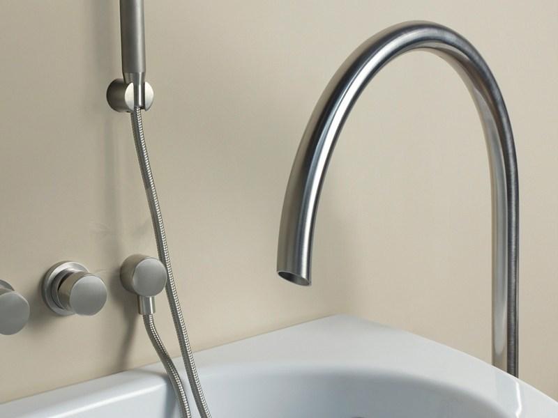 MINA Напольный излив из нержавеющей стали для ванны Giotto G29099t - Вид №1