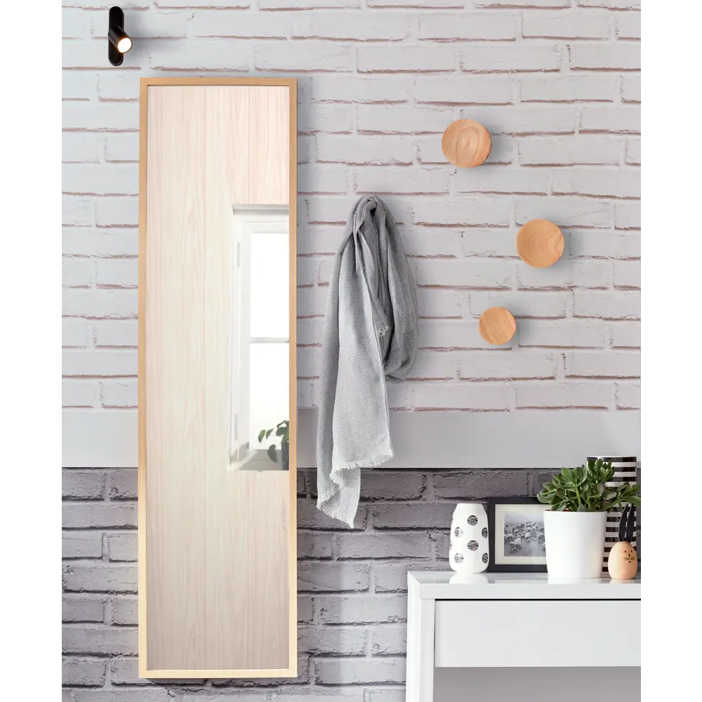 Зеркало декоративное Inspire Milo прямоугольное 30x120 см цвет дуб 82143163 STLM-2098738  - Вид №10
