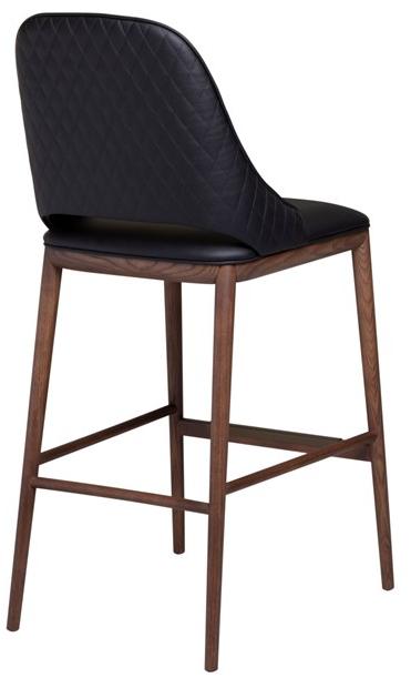 Tonin Casa Высокий табурет из кожи на основе ореха Malva sun-id-1469286 - Вид №3