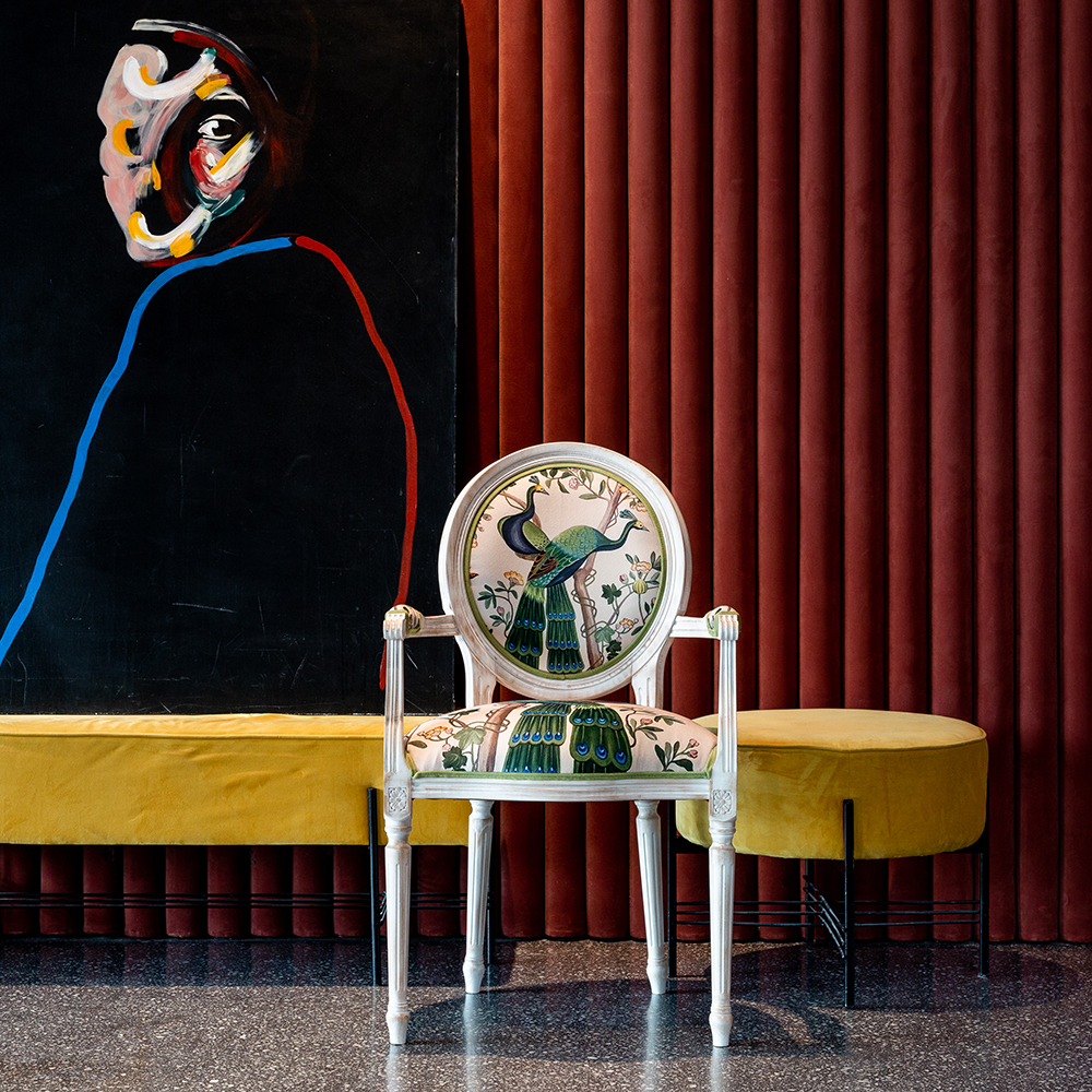 21060750 Полукресло «Индокитайский зелёный павлин» Object Desire  - Вид №10