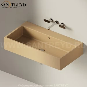 50519004 Подвесная раковина настенная прямоугольная Ceramica Flaminia Acquagrande