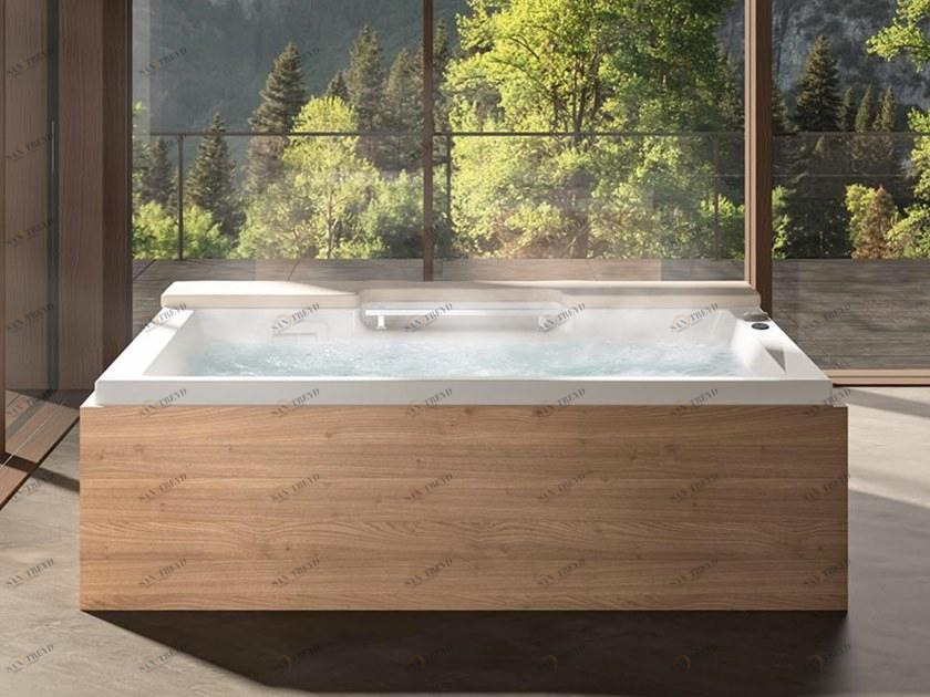 Albatros Квадратный мини-бассейн с 4-х местной хромотерапией Soreha 04so18pn 