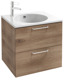 EB2520-R6-NR4 Тумба под столешницу 60 см, 2 ящика, белая ручка JACOB DELAFON ODÉON RIVE GAUCHE