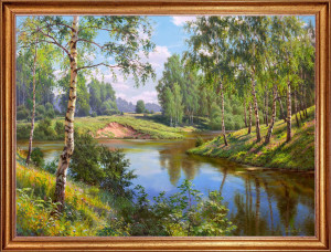 93878562 Картина на холсте Лето, 68х88 см STLM-0602105 РУССКАЯ КОЛЛЕКЦИЯ