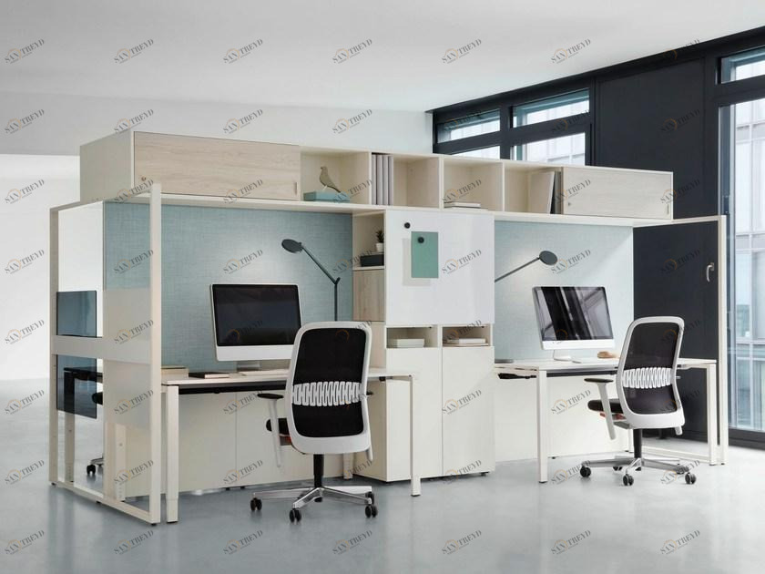 BENE Несколько рабочих станций со встроенной полкой Frame_s sun-id-1458031