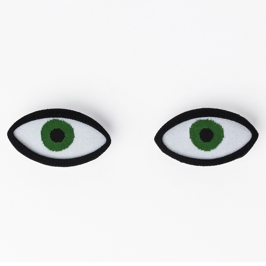 DYEYESOGR Носки eye, зеленые Doiy 