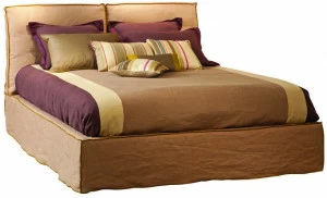 Roche Bobois Двуспальная кровать со съемным чехлом из льна Nouveaux classiques