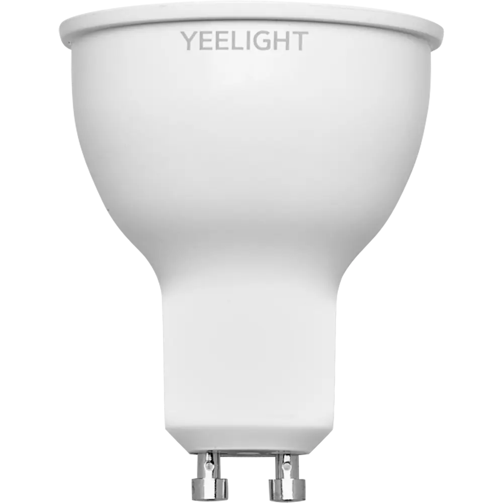 Лампа умная светодиодная Yeelight GU10 200-240 В 5 Вт спот прозрачная 350 лм регулируемый цвет света RGBW для диммера STLM-2132698 - Вид №1