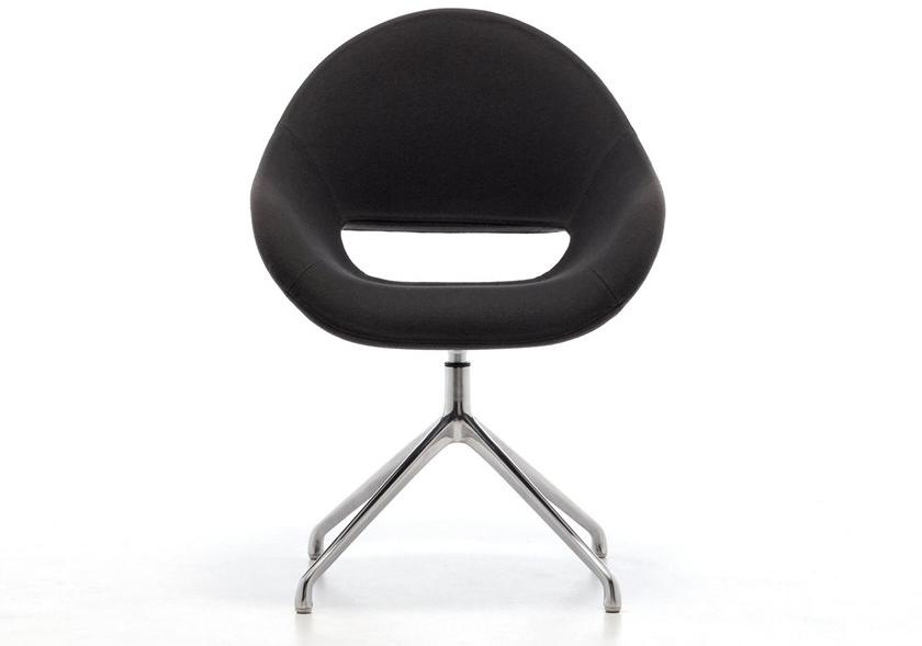 Inday Вращающееся кресло из ткани или кожи Palm 928 - Вид №1