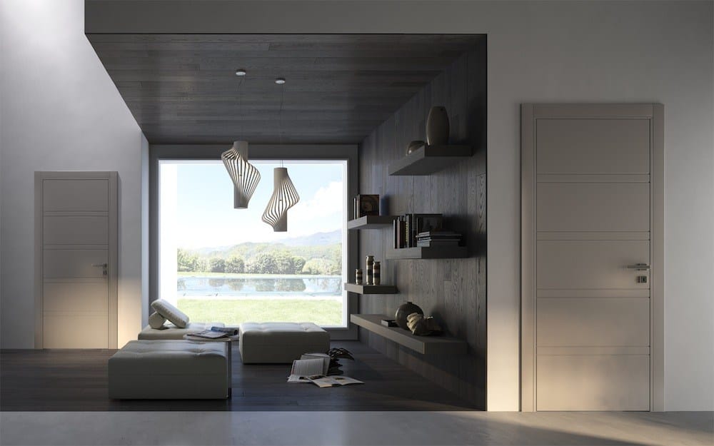 Лакированная распашная дверь GAROFOLI Miraquadra ARCH-00048772 - Вид №2