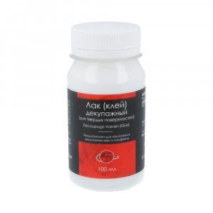 1201304 Лак для декупажа 100 мл для твердых поверхностей ТАИР