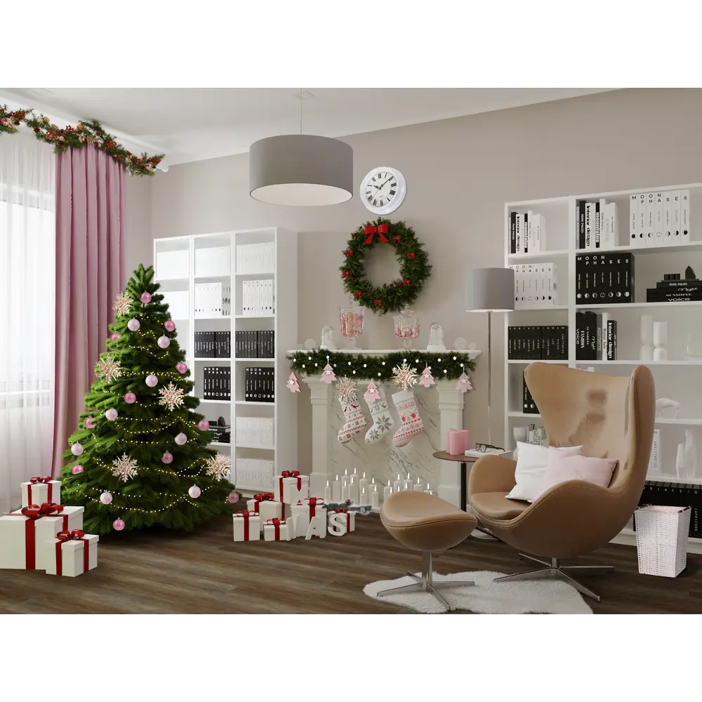 Часы настенные "Римские" цвет белый диаметр 30 см TROYKATIME STLM-2008499 - Вид №8