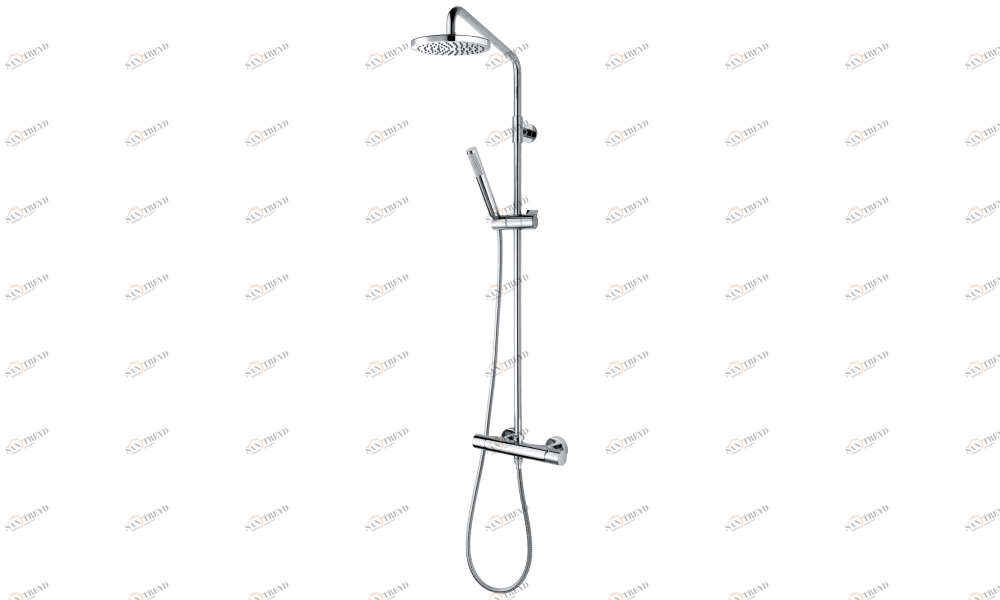 L02258 Душевая колонна ZOE Ø 250 mm - Monocomando BOSSINI 