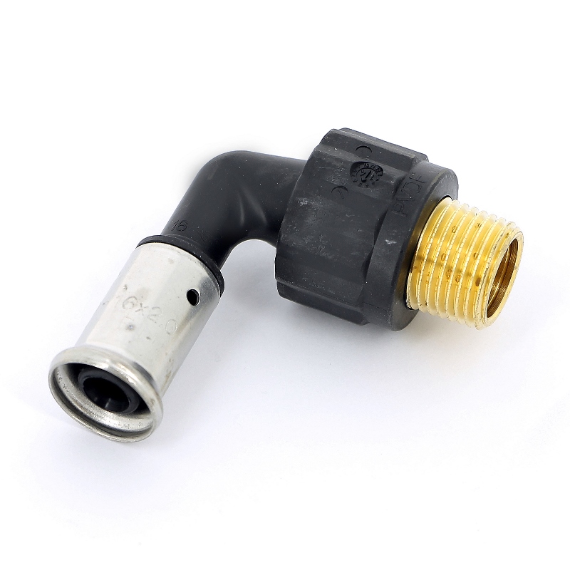 Угол пресс-Н PVDF HENCO 16х1/2" 5PK1604 - Вид №3