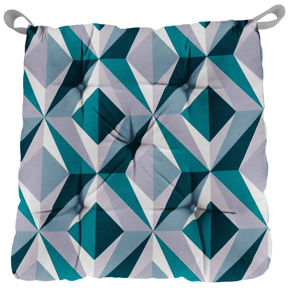 Сидушка «Ромбы» 40x35 см цвет мультиколор LINEN WAY STLM-2189417