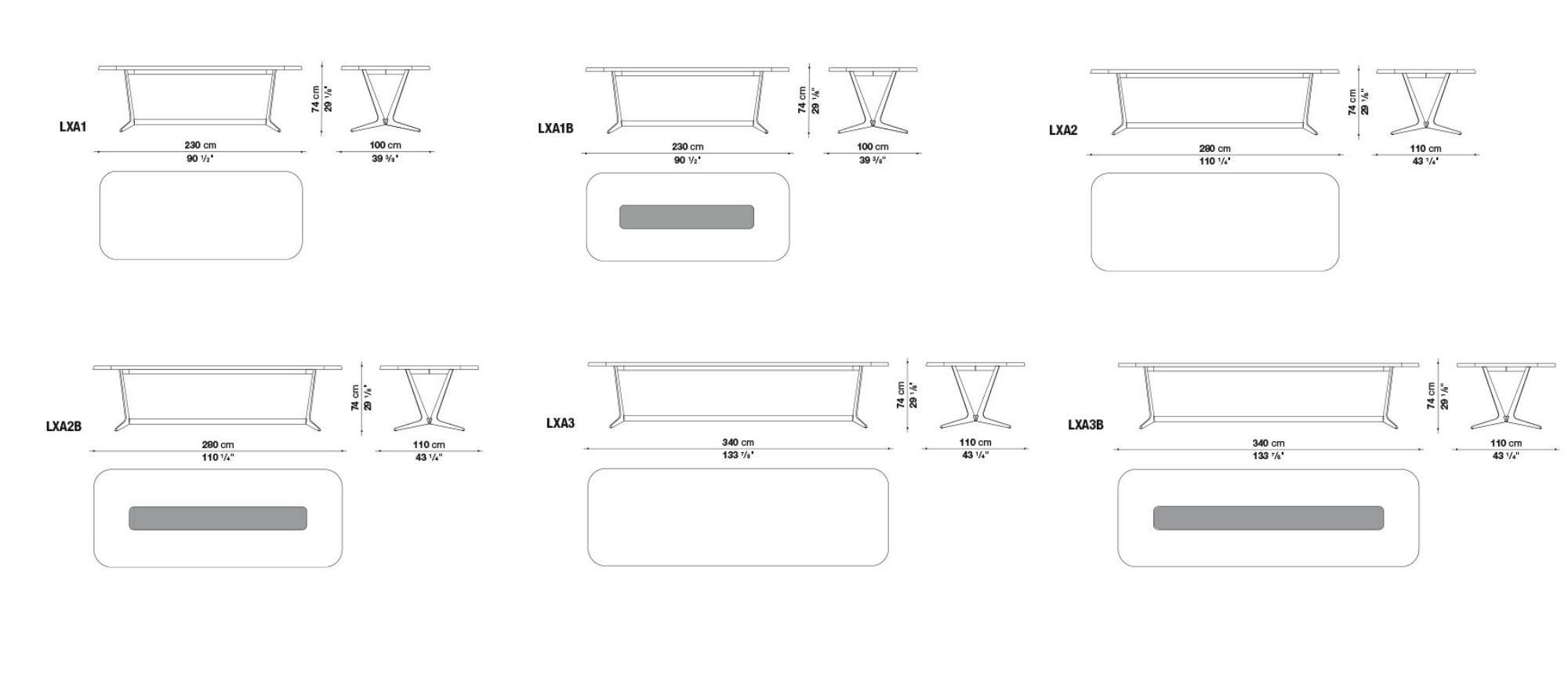 Деревянный прямоугольный стол для гостиной Maxalto ASTRUM ARCH-00092169 - Вид №2