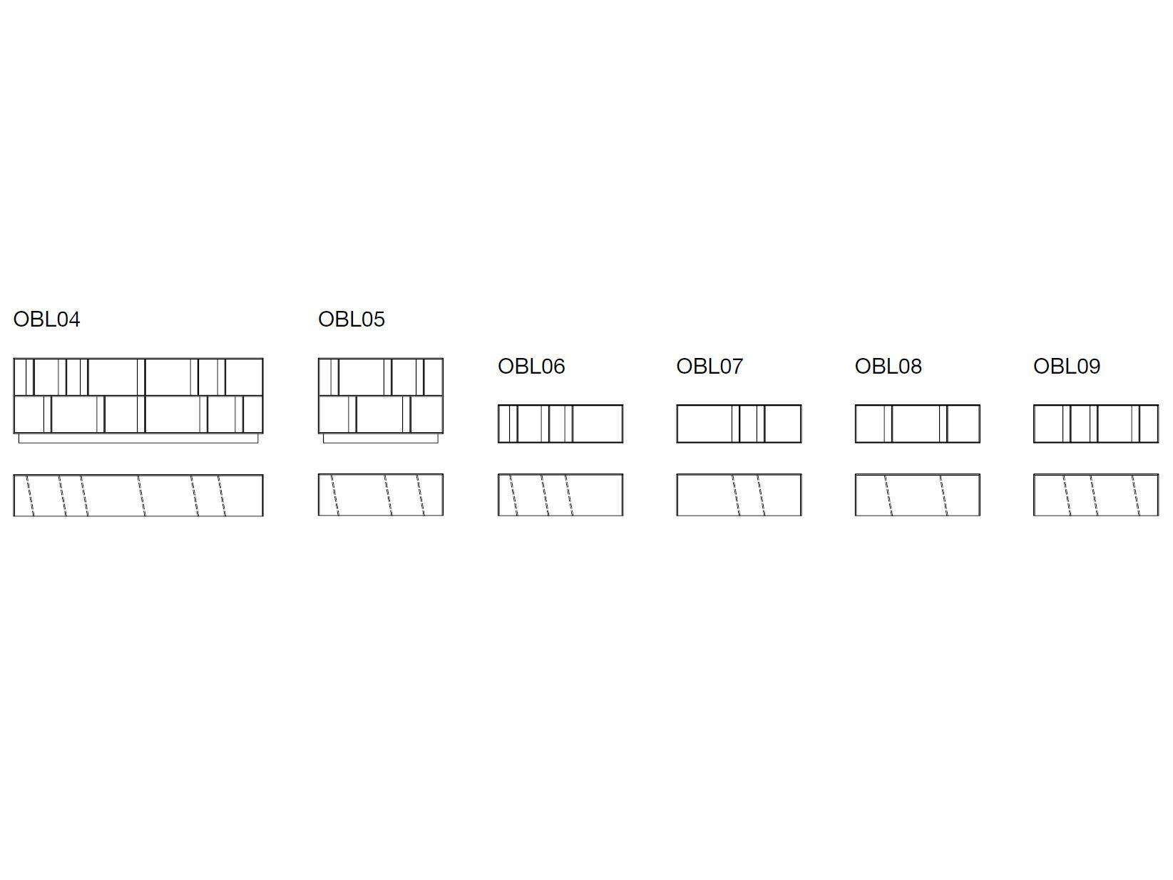 Книжный шкаф из хрусталя Glas Italia Obliquo ARCH-00105903 - Вид №4