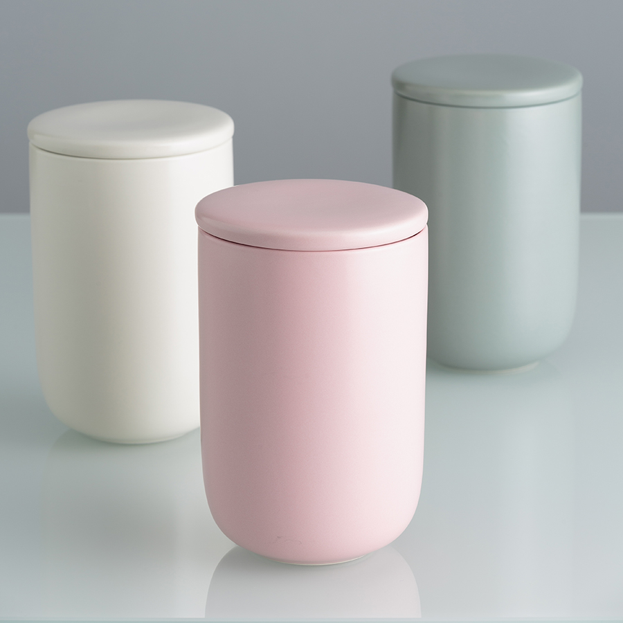 Емкость для хранения кремовая 15х10 см Classic MASON CASH  00-3894862 Бежевый  - Вид №1