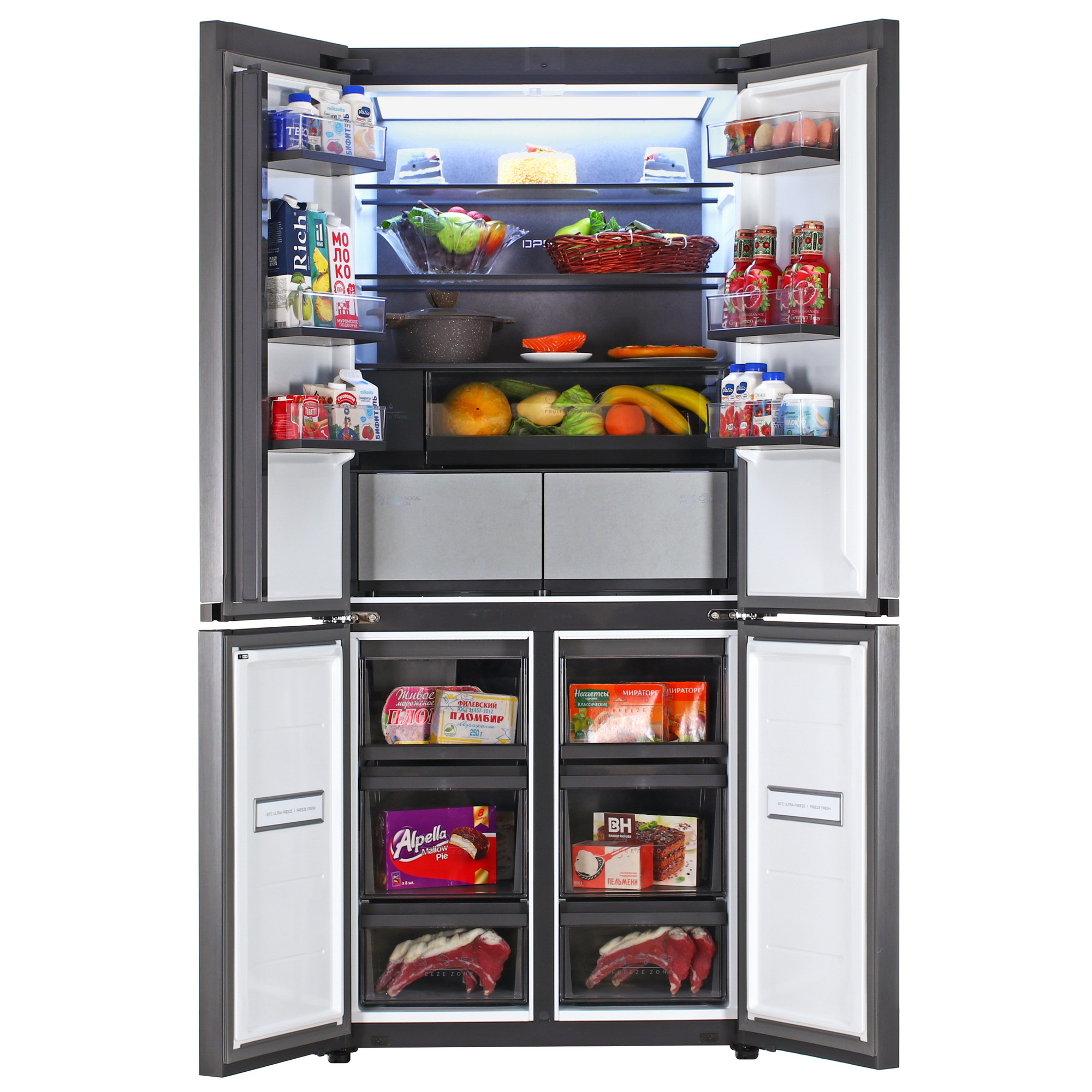 9149910 Холодильник многодверный  без фасада Eigen Stark-RF05 серебристый STDN-0065630 - Вид №7