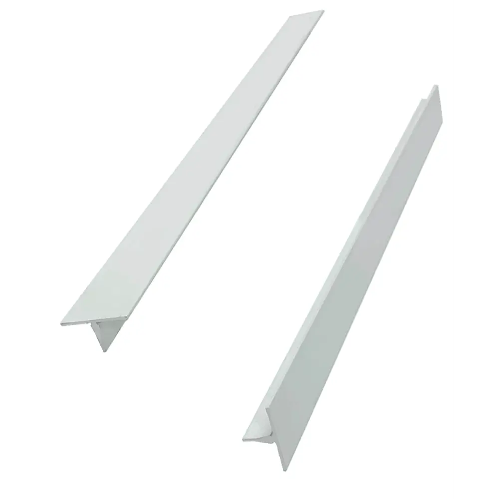Нащельник узкий алюминиевый 23x19x1766 мм белый (2 штуки) Santreyd STLM-2147129