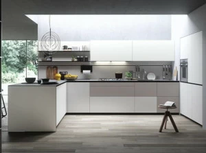 VALCUCINE Модульная кухня с полуостровом Forma mentis