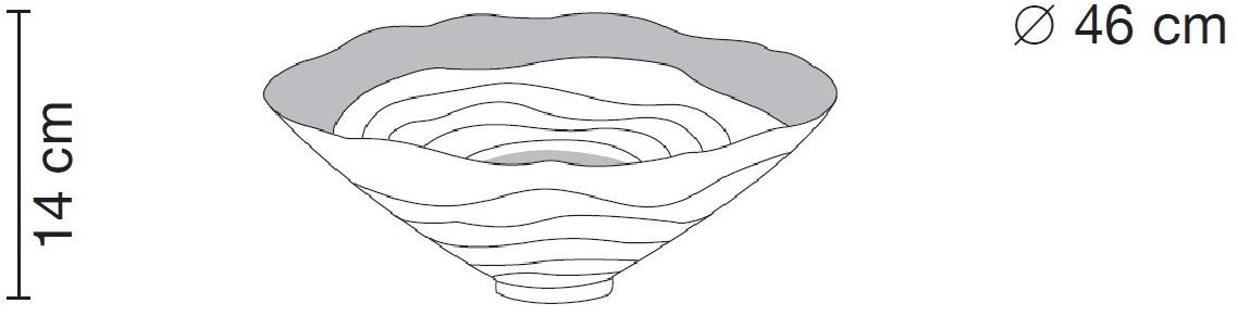 Fos Ceramiche Центральное украшение из фарфора Erosum Ct-09 - Вид №2