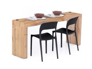 Прямоугольный меламинированный обеденный стол с беспроводным зарядным устройством