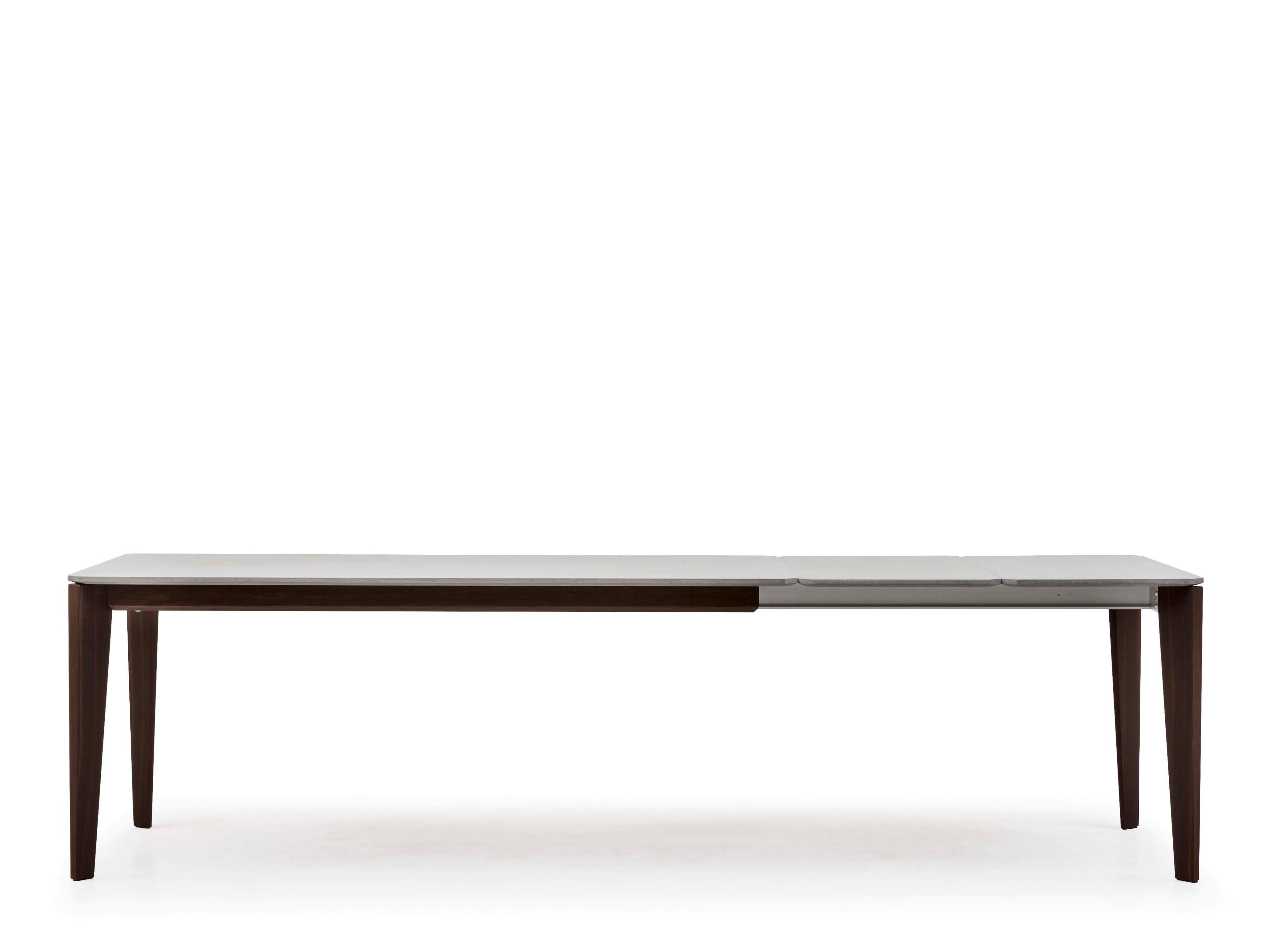 Металлический прямоугольный выдвижной стол с керамическим верхом Alf DaFrè JAG ARCH-00083946 - Вид №4