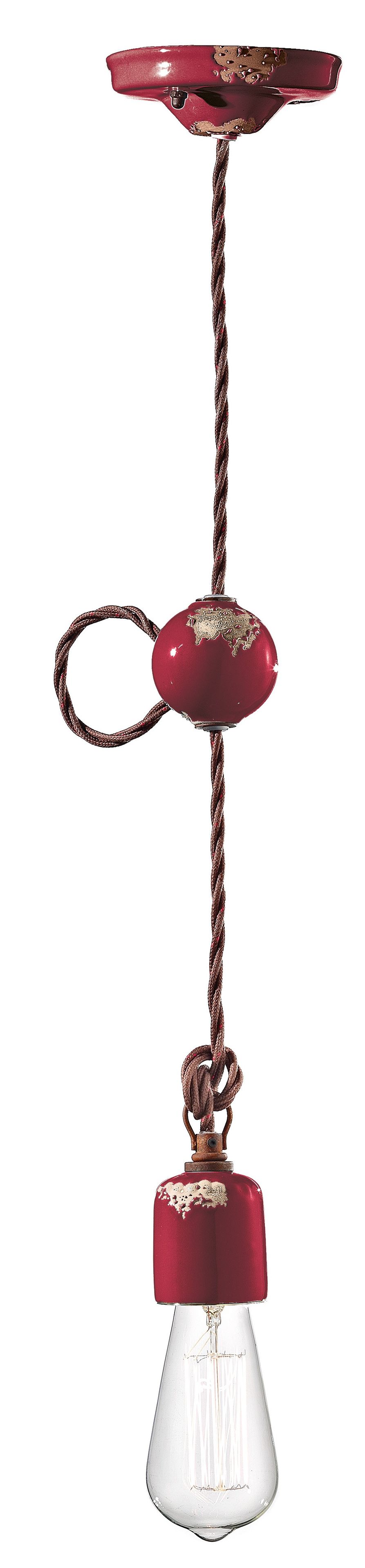 Регулируемый керамический подвесной светильник FERROLUCE Винтаж ARCH-00057937 - Вид №17