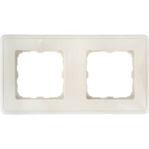 Рамка для розеток и выключателей Legrand Cariva 2 поста, цвет слоновая кость