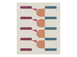 Прямоугольный шерстяной ковер