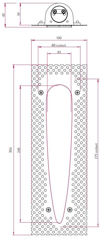 Цинк настенный светодиодный стремянка  1343002 Santreyd  - Вид №3