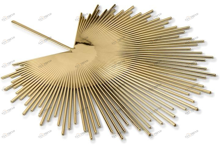 GHIDINI1961 Поднос из латуни sun-id-1400591