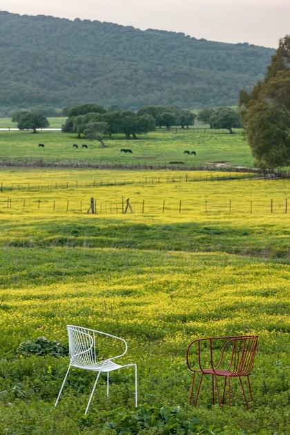 iSimar Штабелируемый садовый стул из оцинкованной стали Olivo 9133 - Вид №5