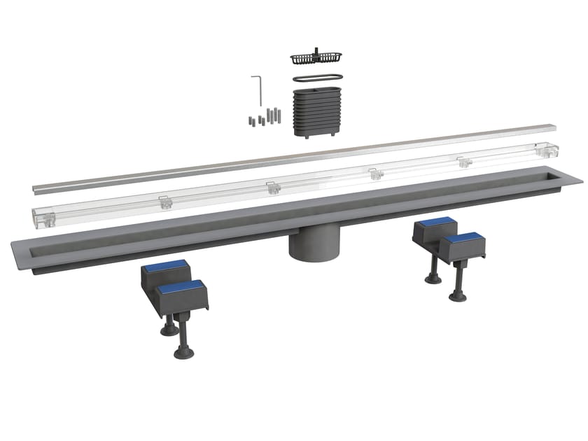 Слив для душа из нержавеющей стали Bonomini Canalissima ARCH-00134836